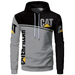 Aidase Winter Fall Hooded Sweatshirt Husband Tracksuit CATERPILLAR Excavator 3D Print Graphic Men's Hoodies Women Men Clothes