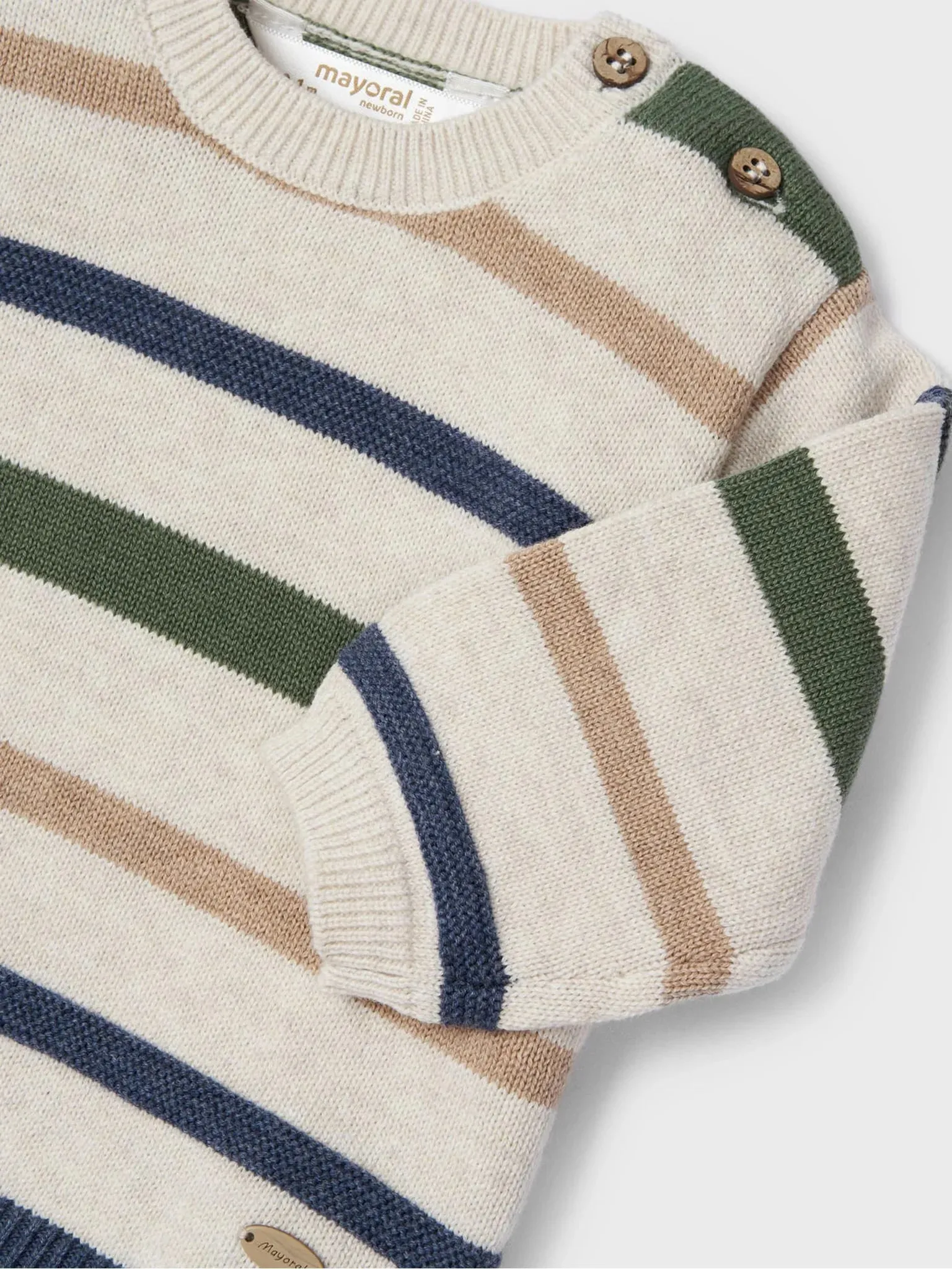 Baby Boy Sweater & Long Trouser Set - Milk Vig | Mayoral