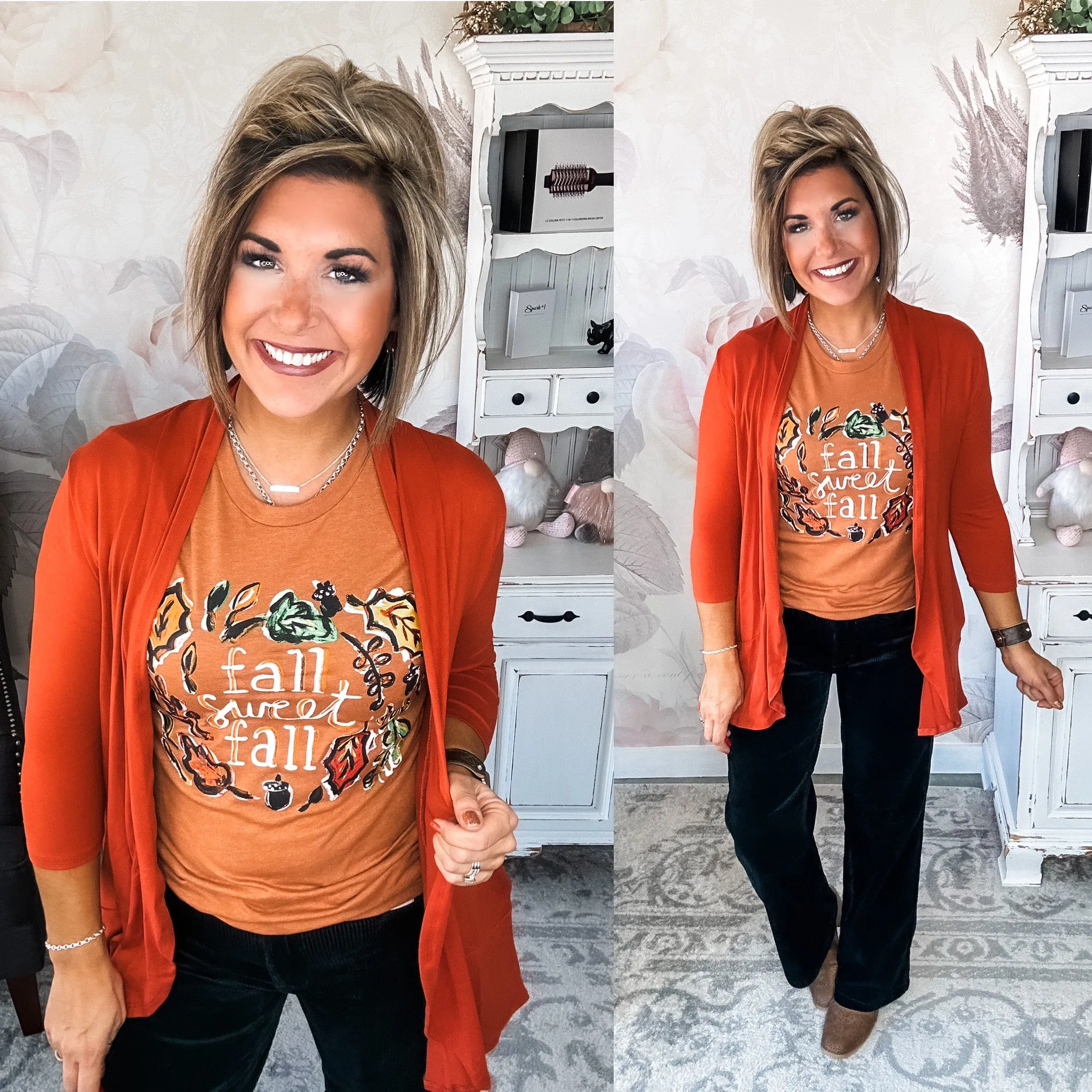 Bad Breakup Cardigan - Rust