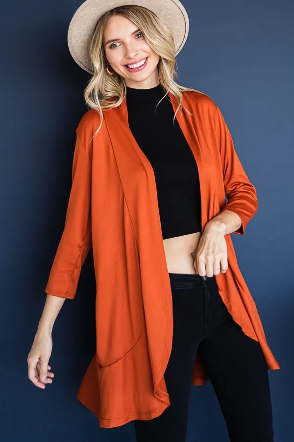 Bad Breakup Cardigan - Rust