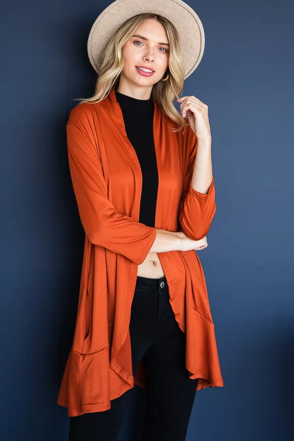 Bad Breakup Cardigan - Rust