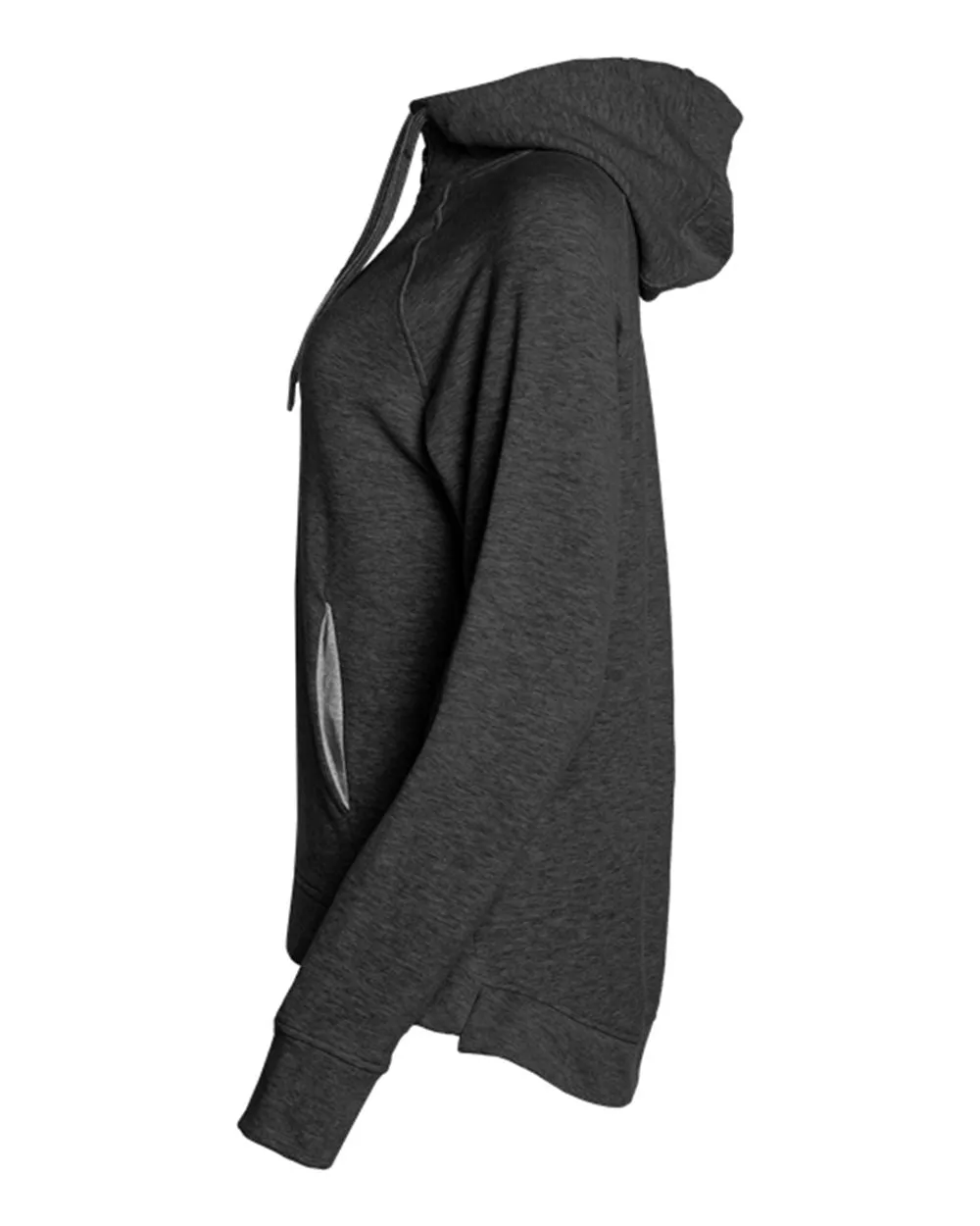 Badger FitFlex Women's French Terry Hooded Quarter-Zip 1051
