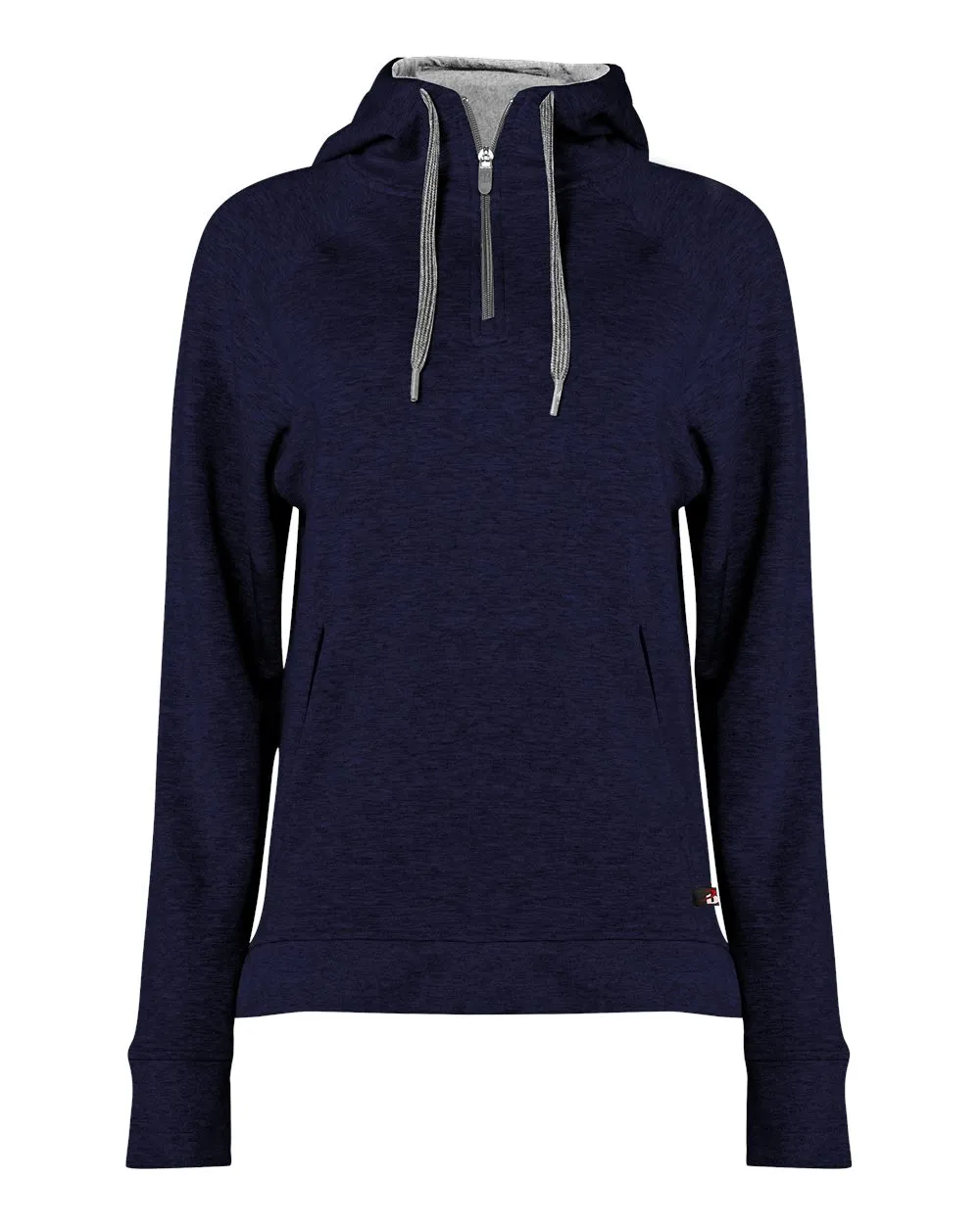 Badger FitFlex Women's French Terry Hooded Quarter-Zip 1051