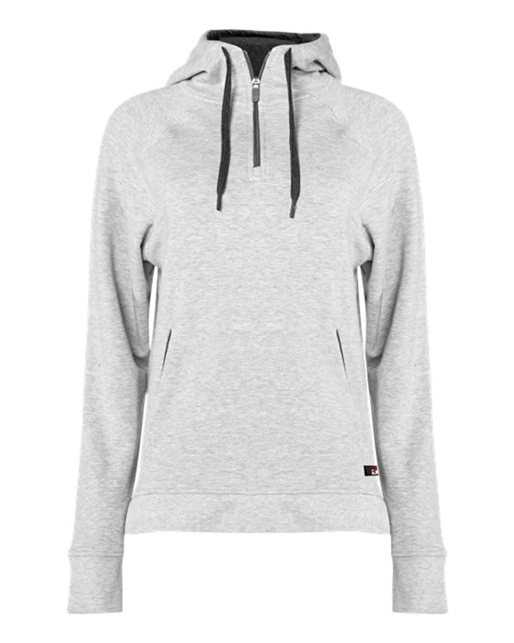 Badger FitFlex Women's French Terry Hooded Quarter-Zip 1051