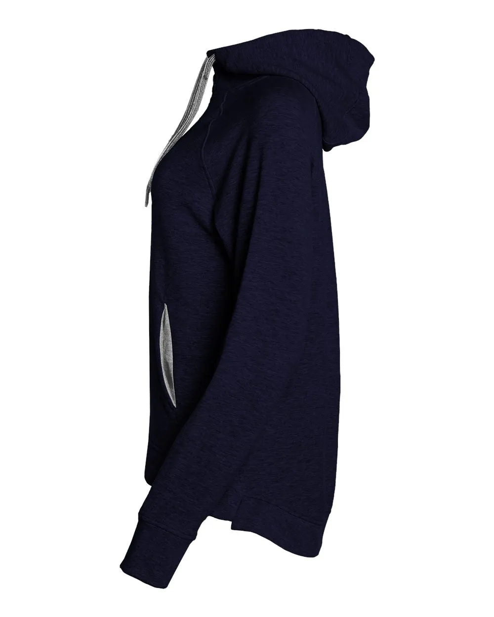 Badger FitFlex Women's French Terry Hooded Quarter-Zip 1051