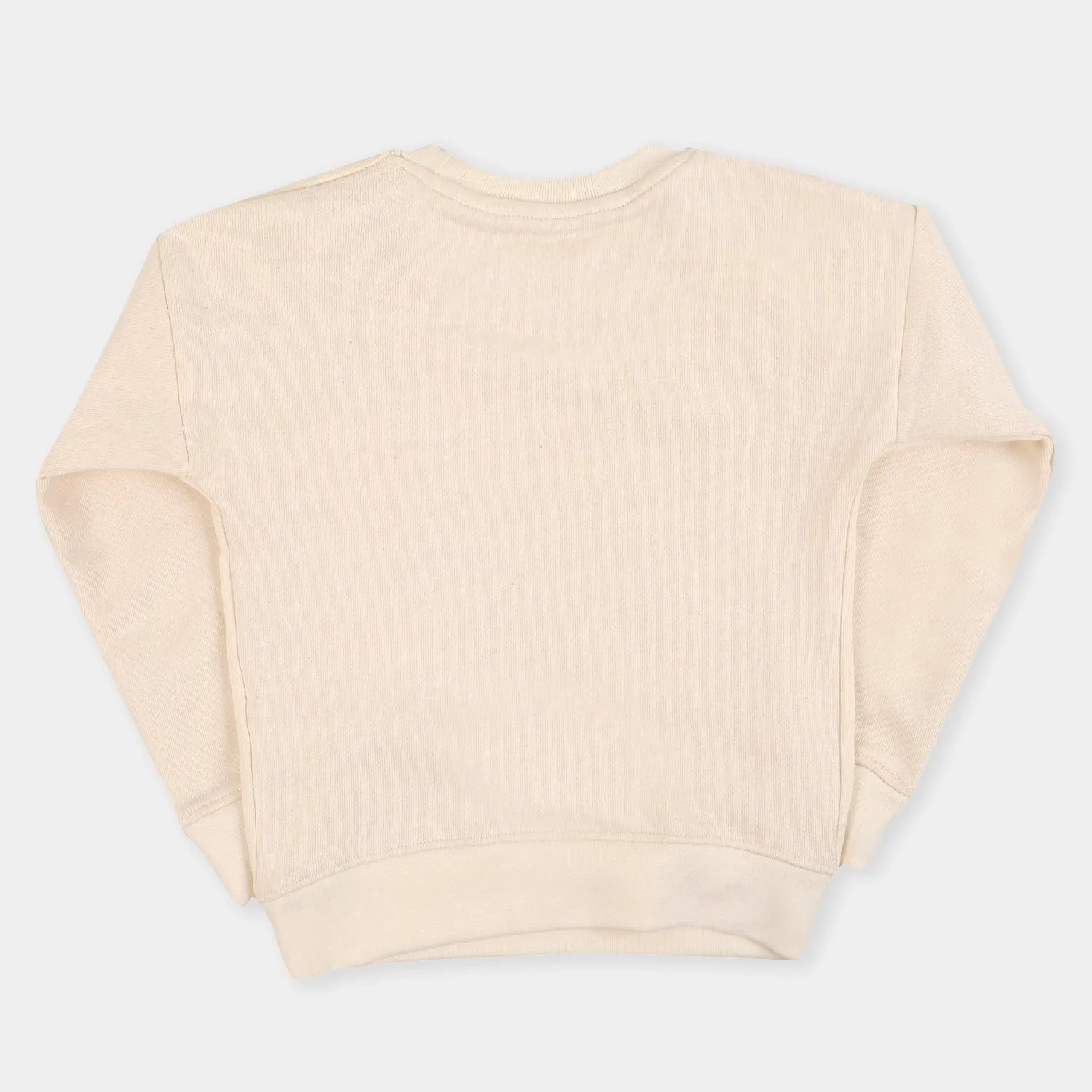 Boys Sweatshirt Cartoon Character - Winter White