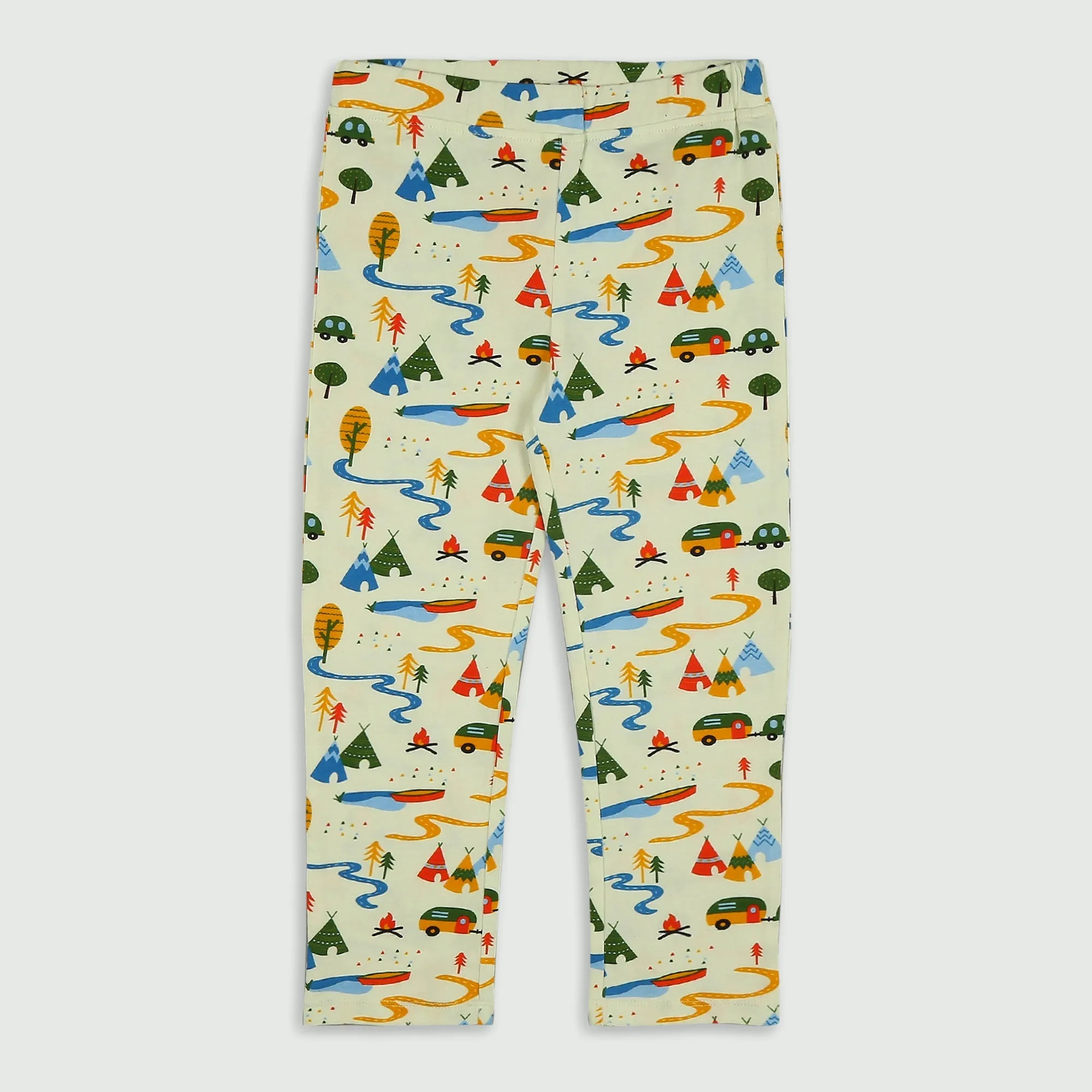 Girl Leggings-Happy Camping