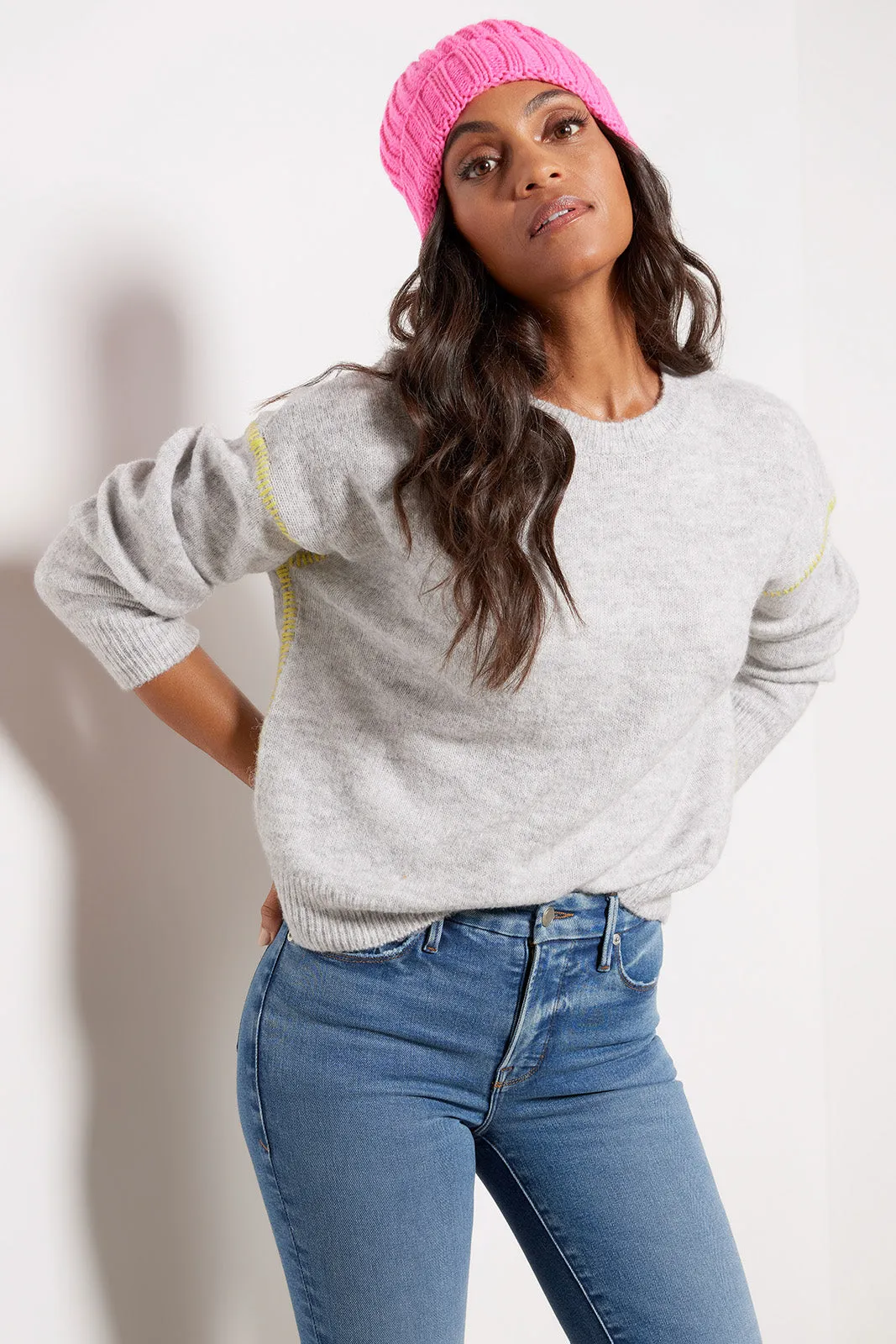 Oversized Crew Neck Pullover
