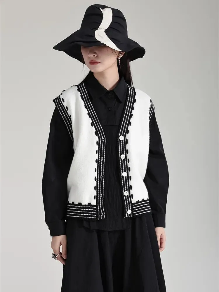 Rossi Knit Vest - White