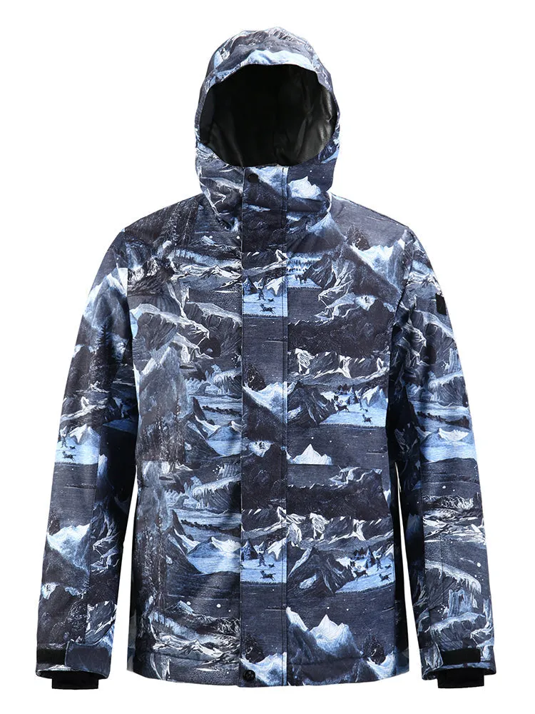 SMN Men's Ski Suit Jacket Single And Double Board Windproof And Waterproof Cotton Suit Cotton Trousers Ski Suit