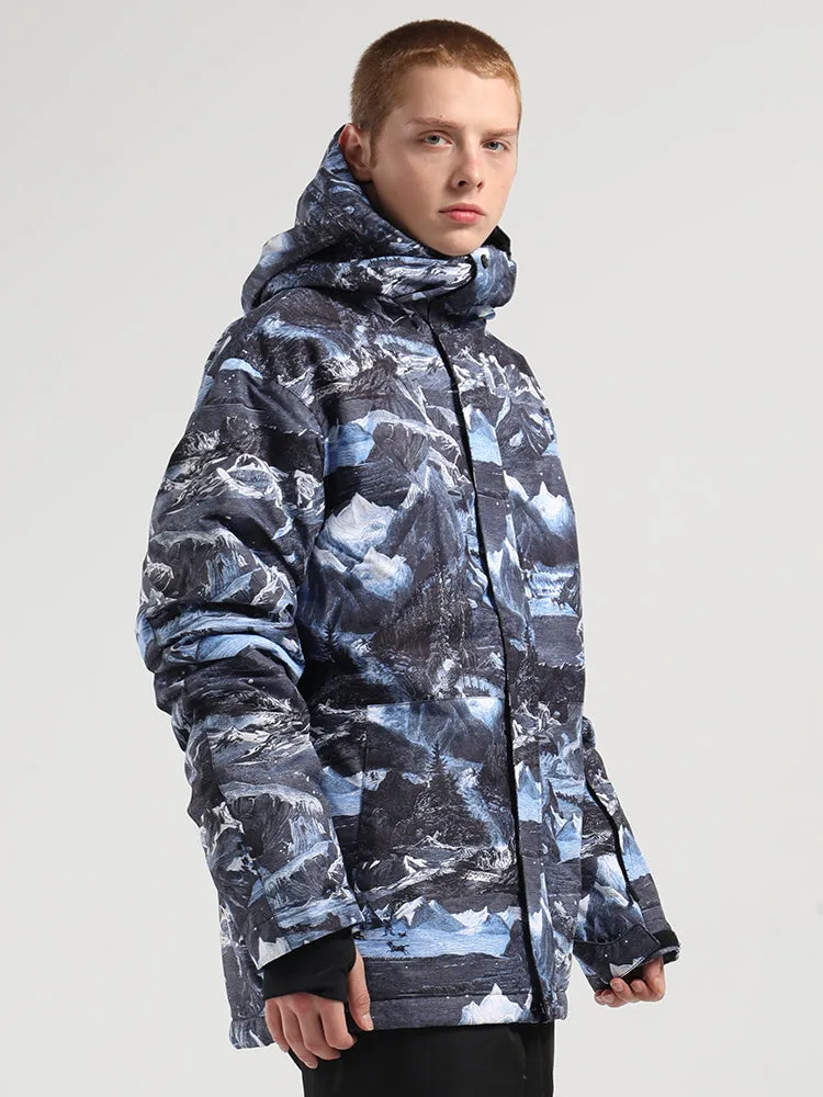SMN Men's Ski Suit Jacket Single And Double Board Windproof And Waterproof Cotton Suit Cotton Trousers Ski Suit